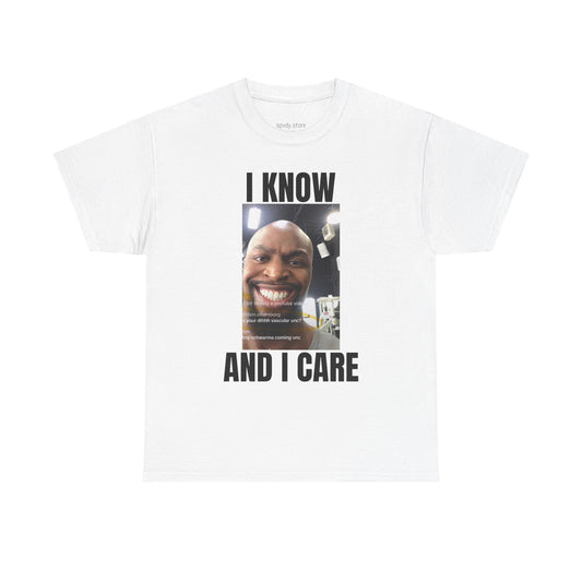 I know AND I care